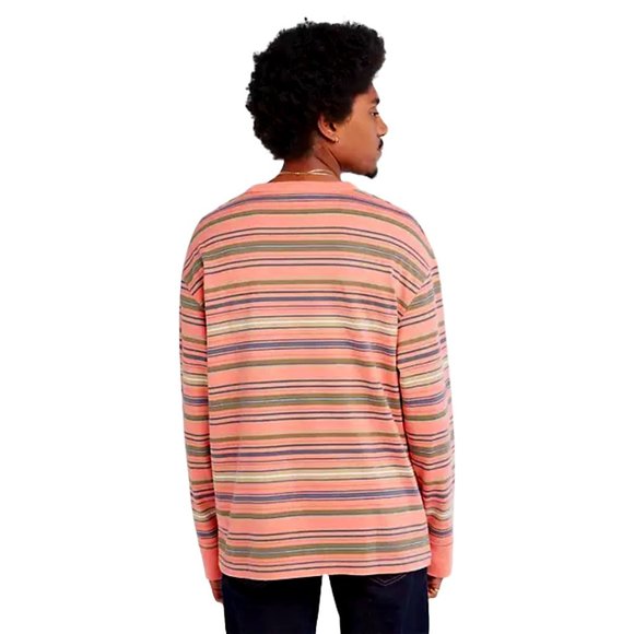 Timberland Men's Long-Sleeve Heavyweight Striped Crew Neck T-Shirt by Simons | M - Picture 4 of 6